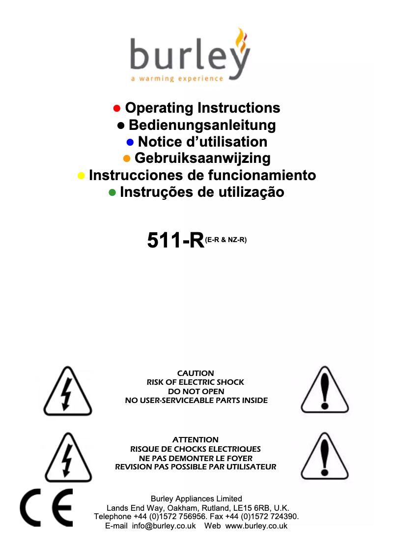 Page 1 de la notice Manuel utilisateur Burley 511-R