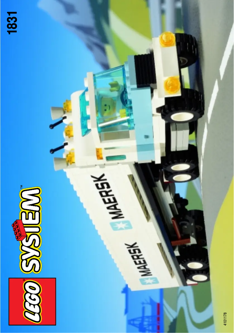 Page 1 de la notice Manuel utilisateur Lego MAERSK TRUCK TOWN