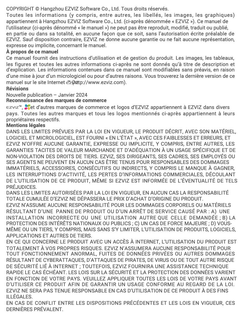 Página 1 del manual Manual de usuario EZVIZ CP3