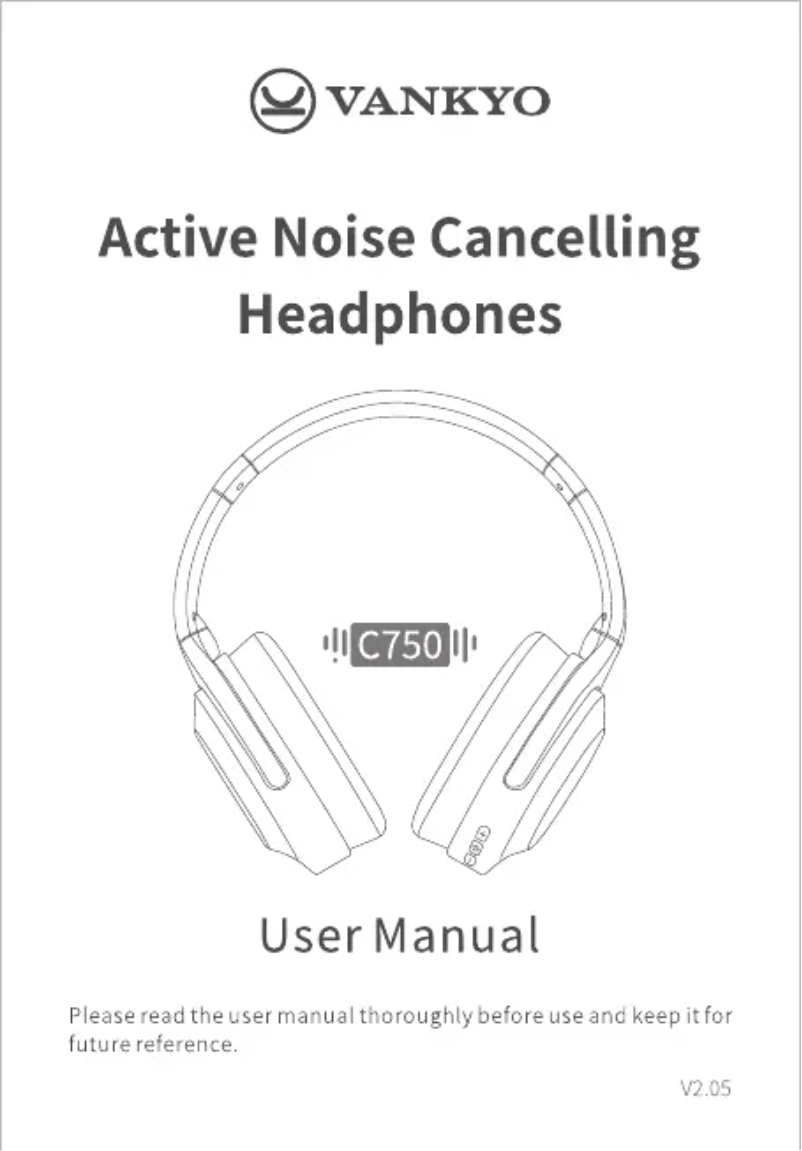 Page 1 de la notice Manuel utilisateur Vankyo C750