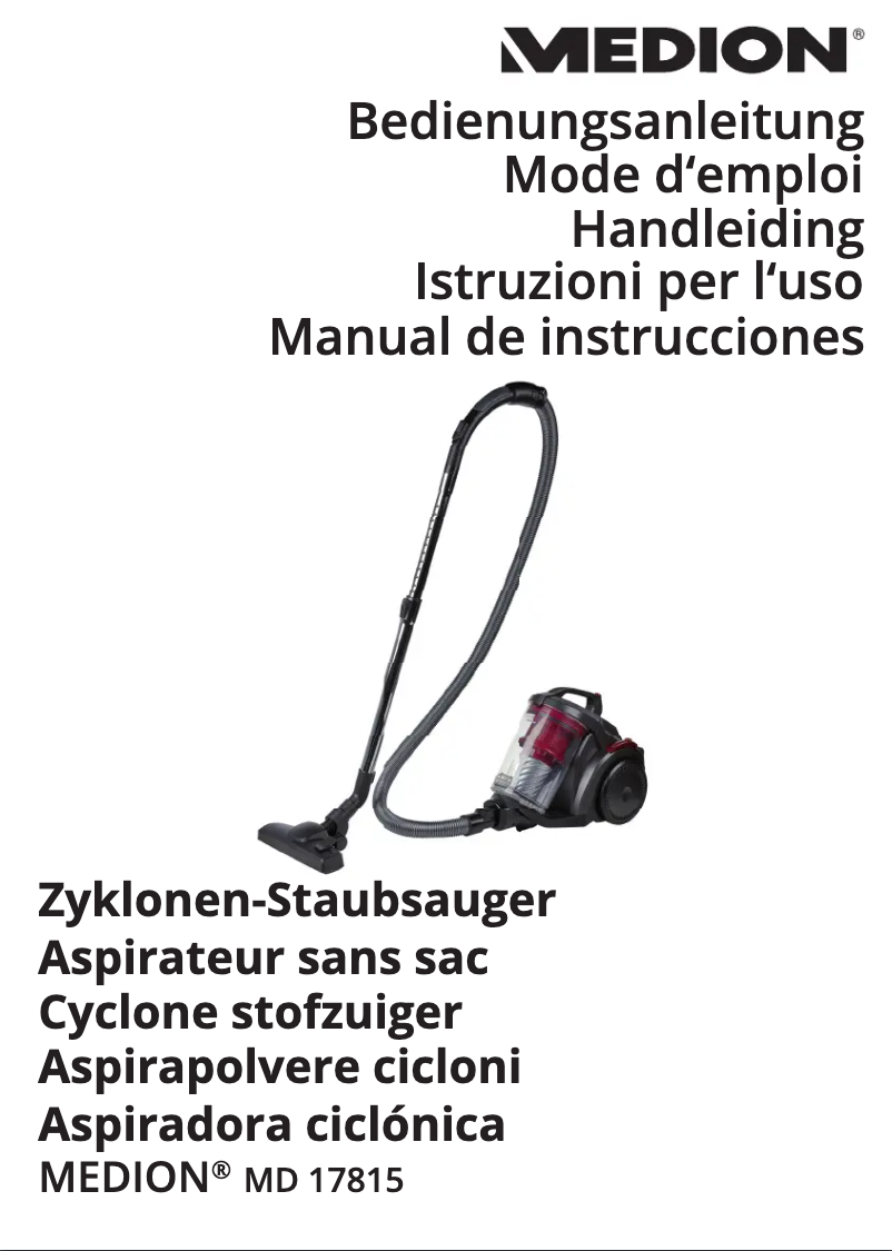 Página 1 del manual Manual de usuario Medion MD 17815
