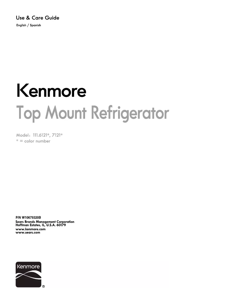 Page n°1 - Manuel utilisateur Kenmore 111.71212