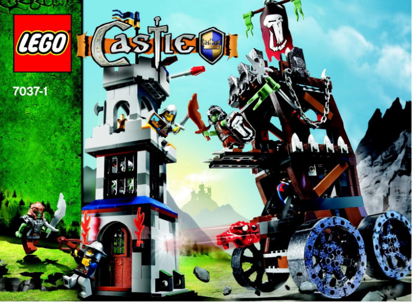 Page 1 de la notice Manuel utilisateur Lego Castle 7037