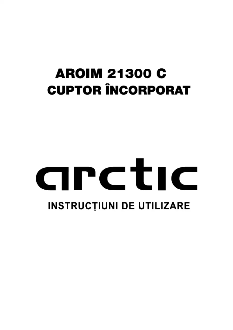 Page n°1 - Manuel utilisateur Arctic Cooling AROIM 21300 C