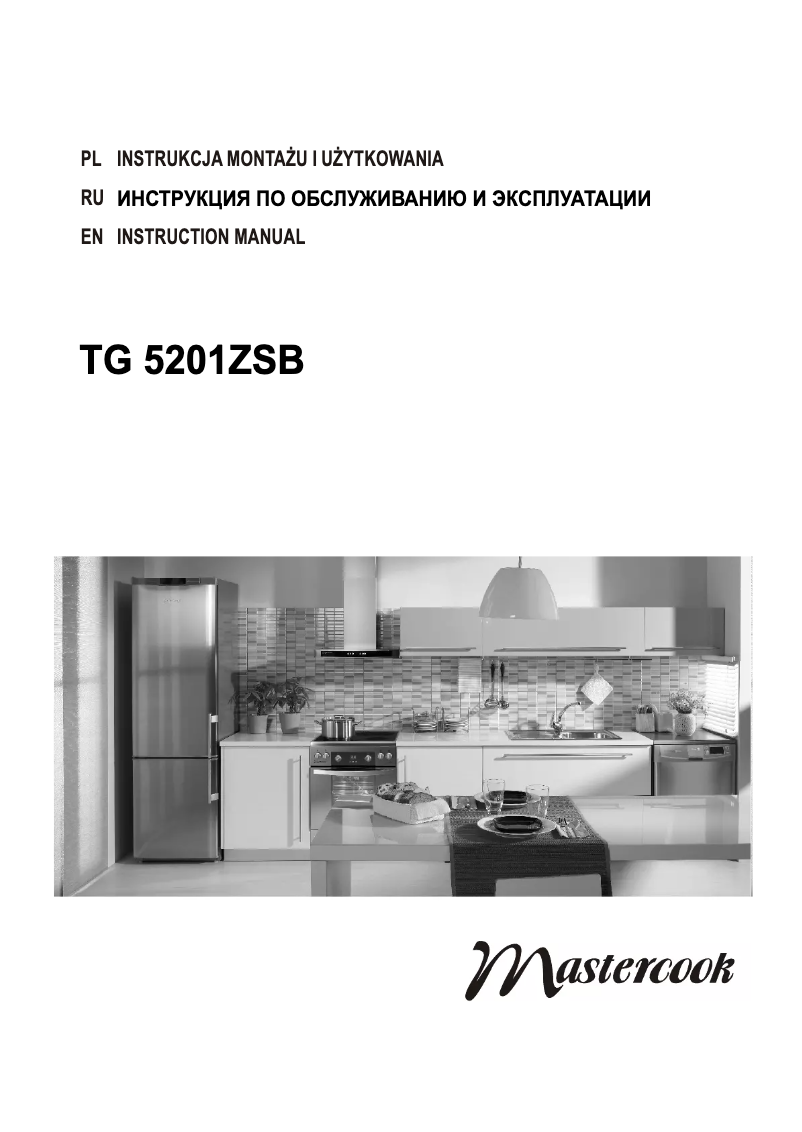 Page n°1 - Manuel utilisateur Mastercook TG-5201ZSB