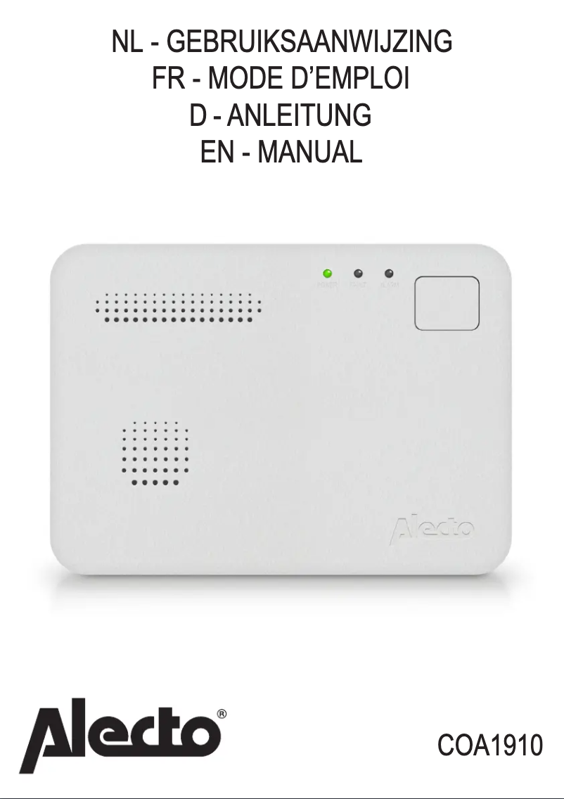 Image de la première page du manuel de l'appareil BPB19