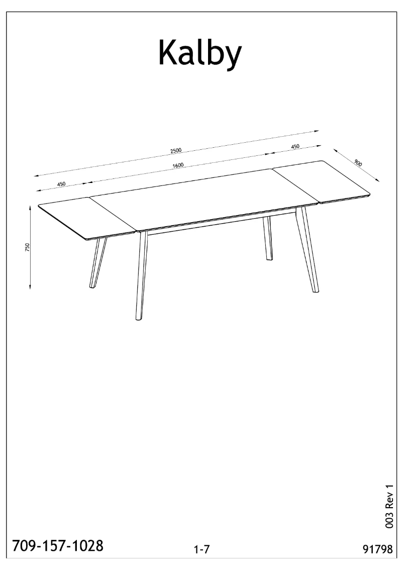 Página 1 del manual Manual de usuario JYSK Kalby