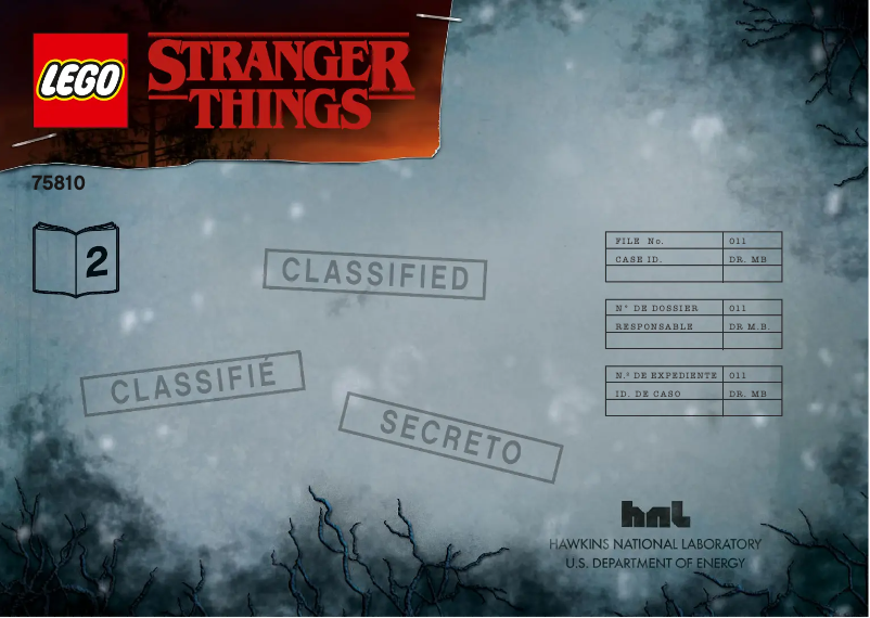 Page n°1 - Manuel utilisateur Lego Stranger Things 75810