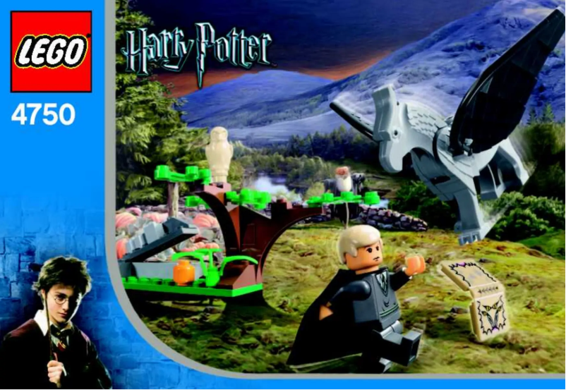Page 1 de la notice Manuel utilisateur Lego Harry Potter 4750