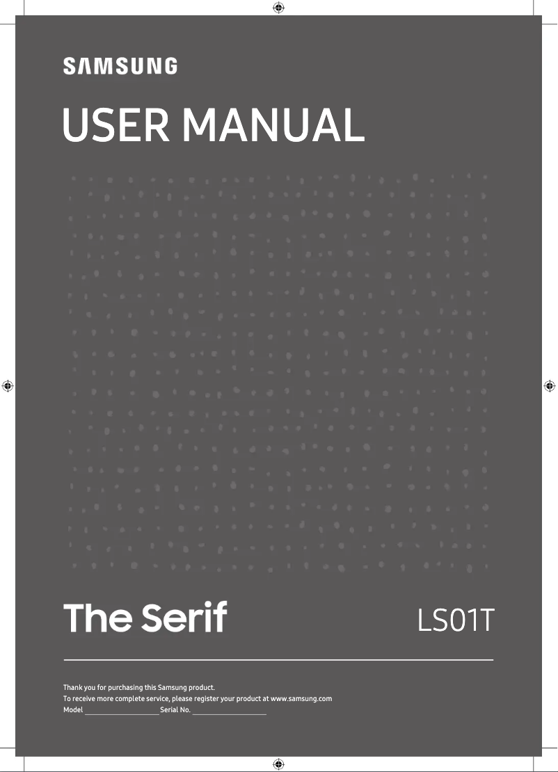 Page n°1 - Manuel utilisateur Samsung 50LS01T