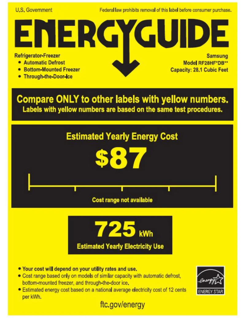 Image de la première page du manuel de l'appareil RF28HFEDB