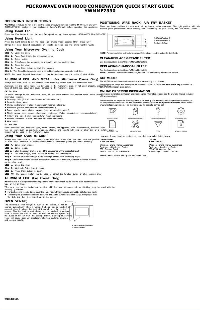 Image de la première page du manuel de l'appareil YWMMF7330RZ