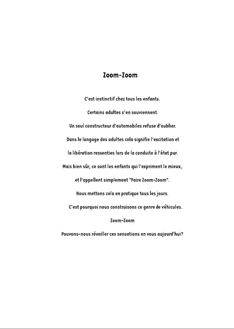 Image de la première page du manuel de l'appareil CX-7 (2010)