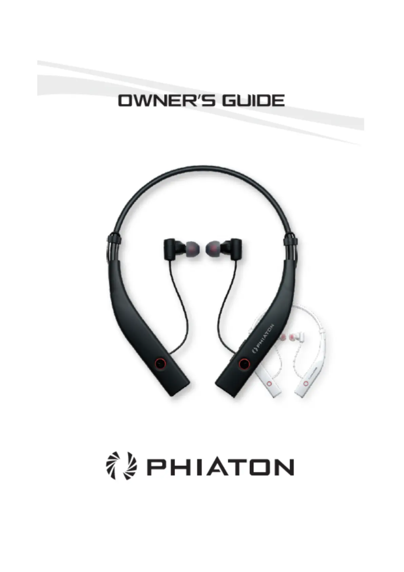 Page n°1 - Manuel utilisateur Phiaton BT 100 NC