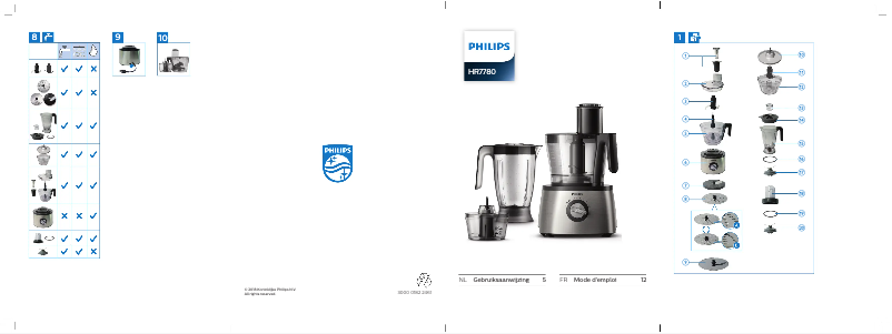 Page 1 de la notice Manuel utilisateur Philips Avance Collection HR7780