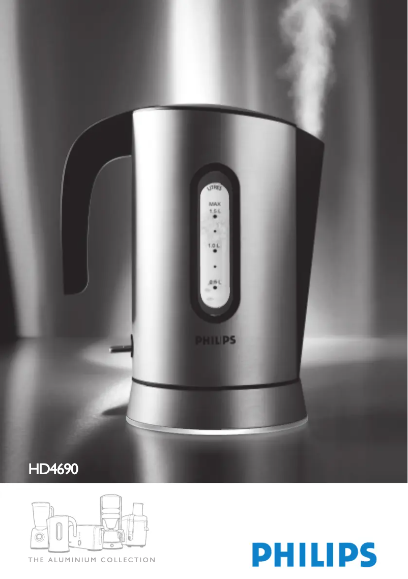 Image de la première page du manuel de l'appareil Aluminium Collection HD4690