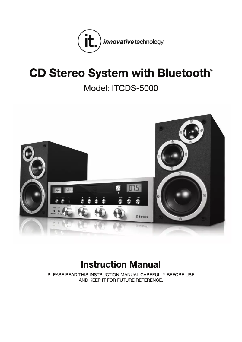 Page n°1 - Manuel utilisateur Victrola ITCDS-5000