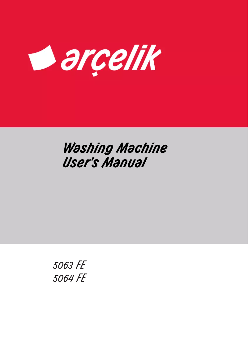 Image de la première page du manuel de l'appareil 5064 FE