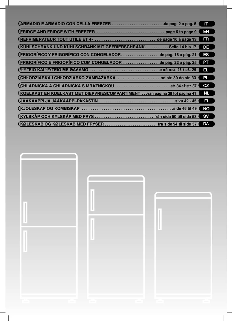 Page n°1 - Manuel utilisateur Candy CFBO 3580 A