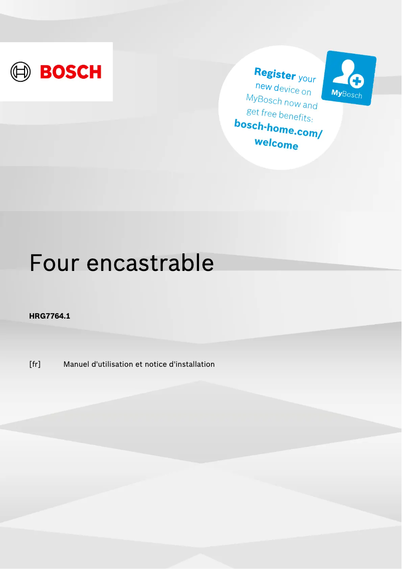 Image de la première page du manuel de l'appareil HRG7764B1