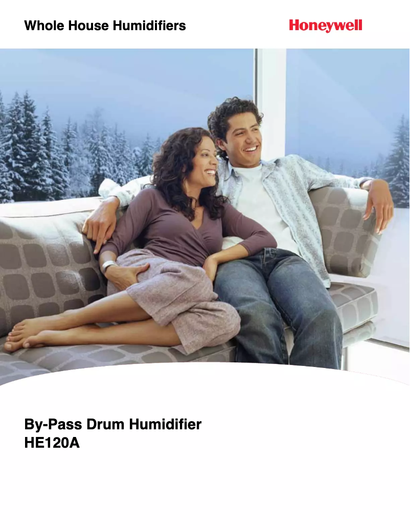 Page 1 de la notice Fiche technique Honeywell HE120A1010