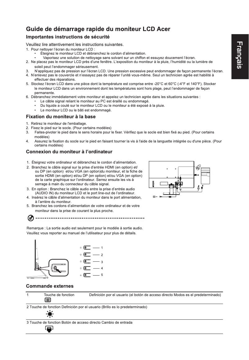 Image de la première page du manuel de l'appareil R270