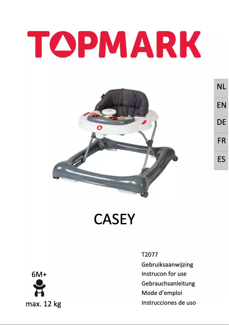 Image de la première page du manuel de l'appareil Casey T2077