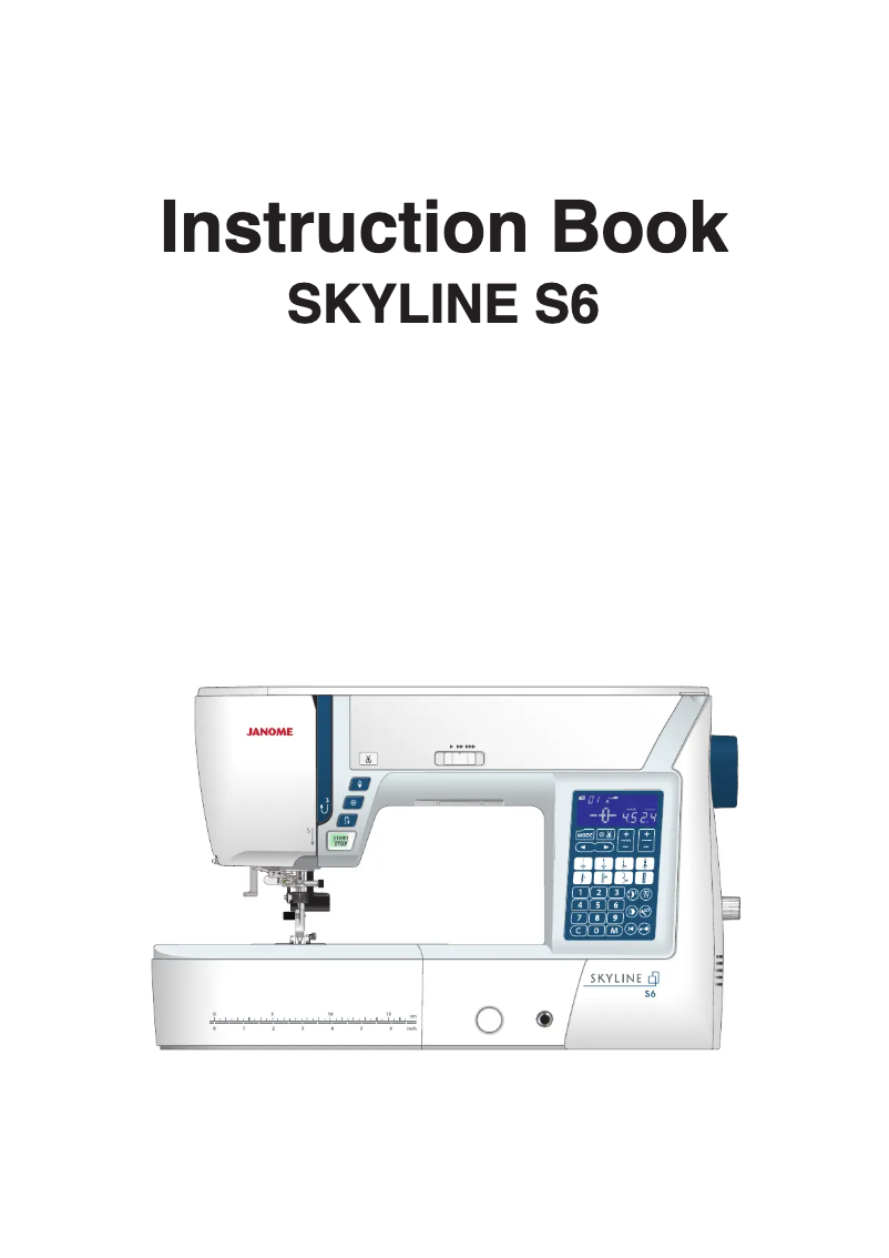 Image de la première page du manuel de l'appareil Skyline S6