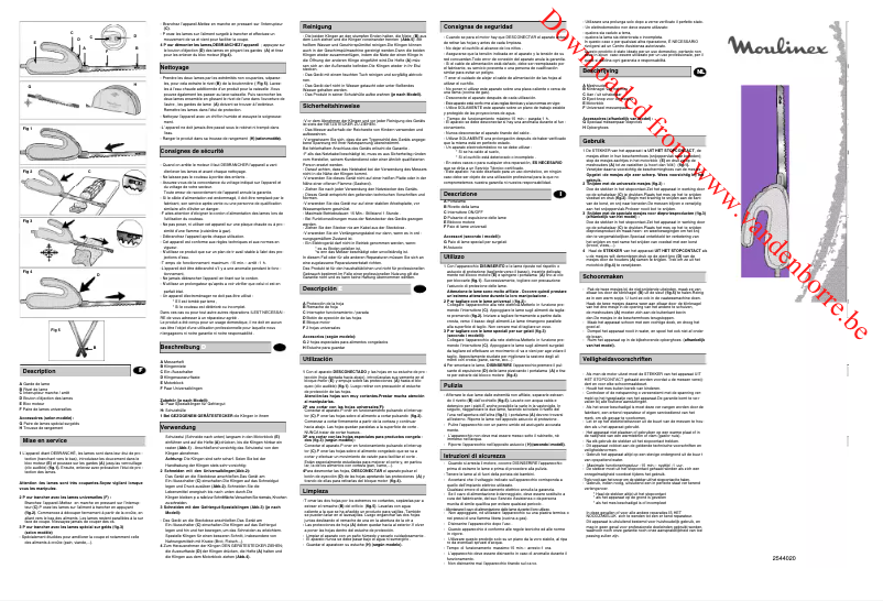 Image de la première page du manuel de l'appareil Secanto 2 DJAC41