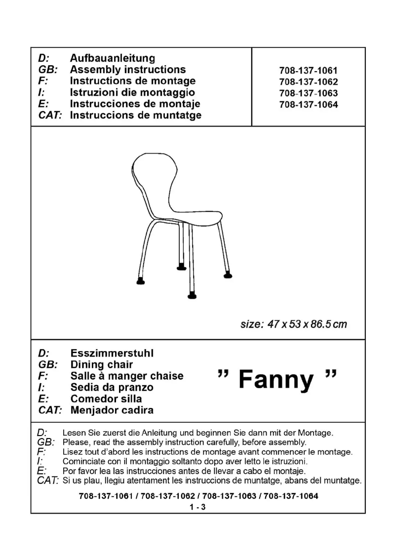 Page n°1 - Manuel utilisateur JYSK Fanny