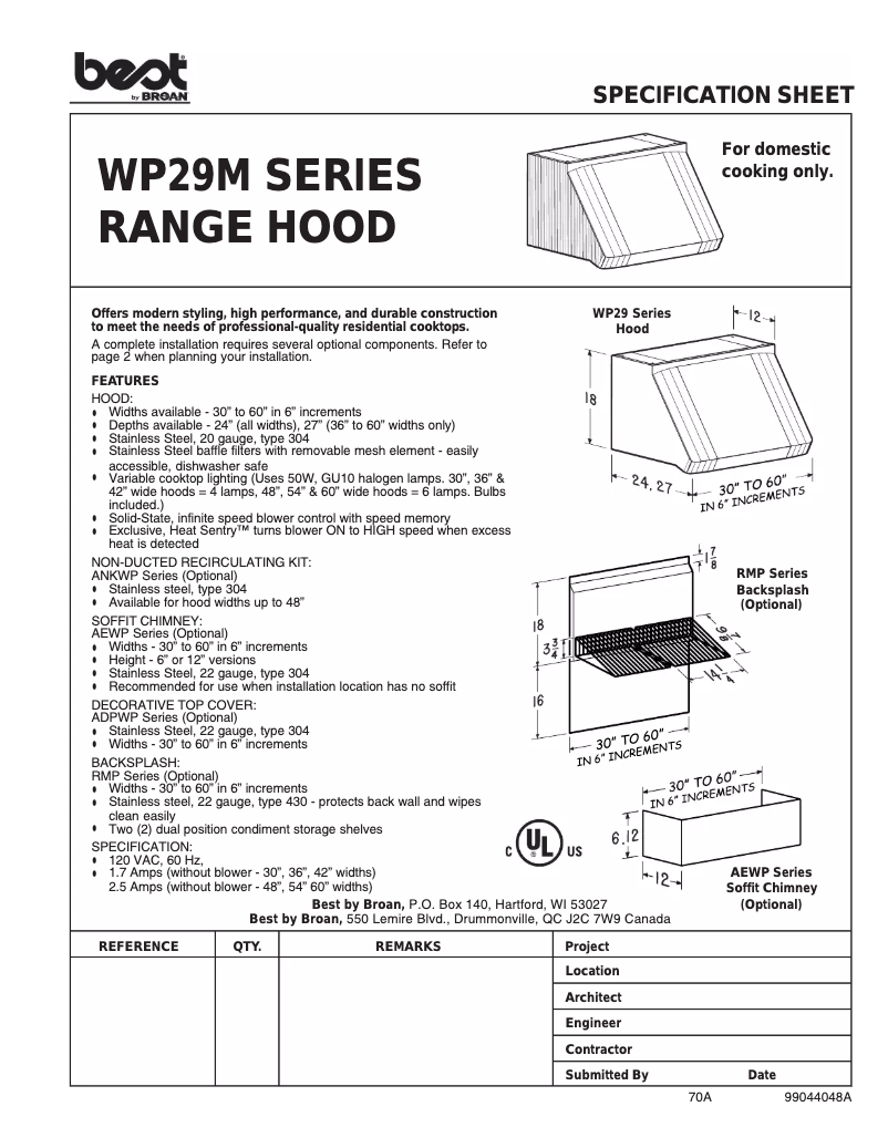 Page n°1 - Manuel utilisateur Best 5810203