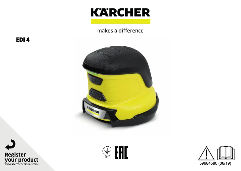 Image de la première page du manuel de l'appareil EDI 4