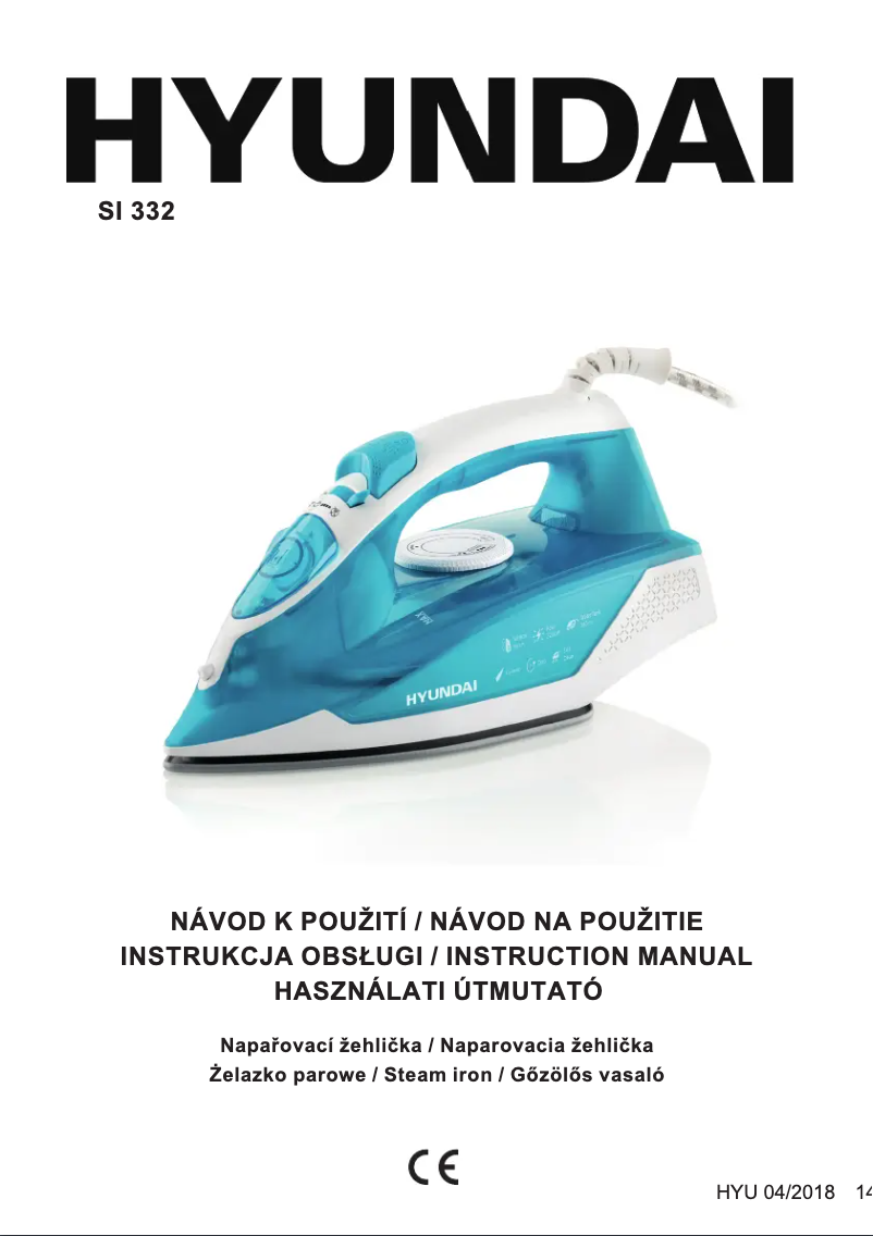 Page 1 de la notice Manuel utilisateur Hyundai SI 332