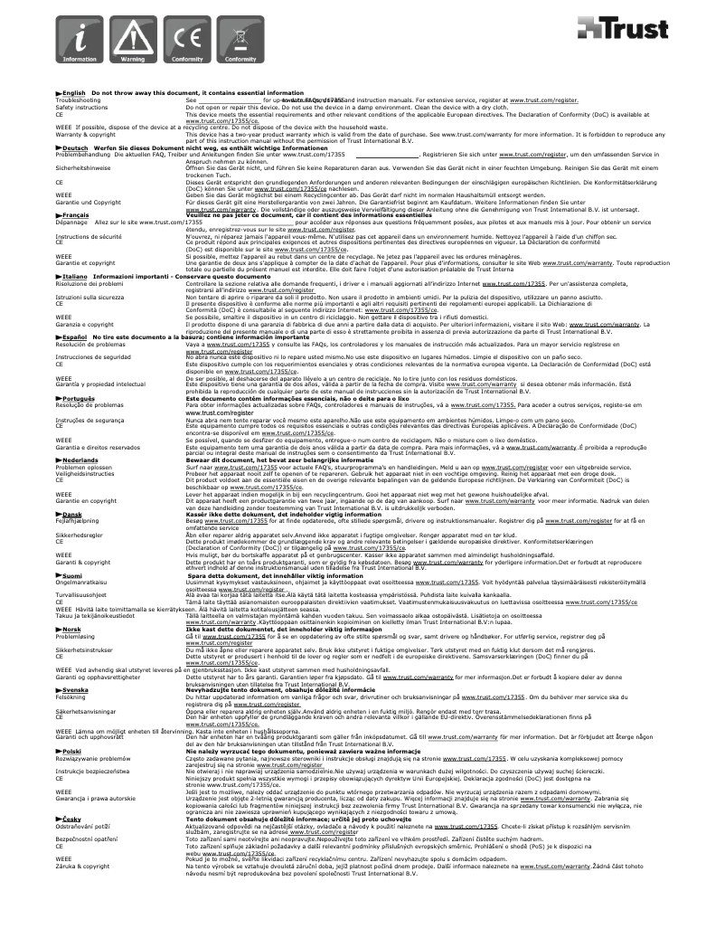 Image de la première page du manuel de l'appareil Vivy Wireless Mini