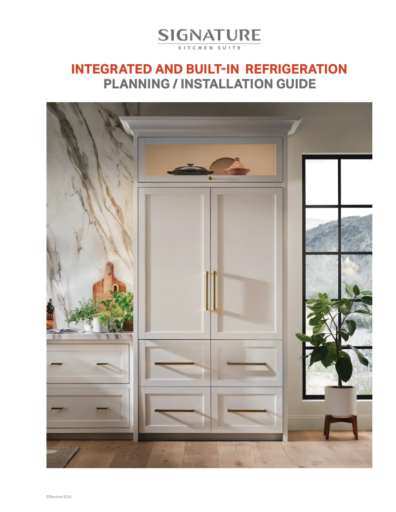 Page 1 de la notice Guide d'installation Signature SKSCW241RP