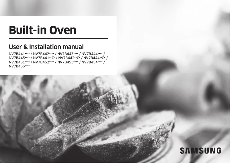 Page 1 de la notice Manuel utilisateur Samsung NV7B4445VAK