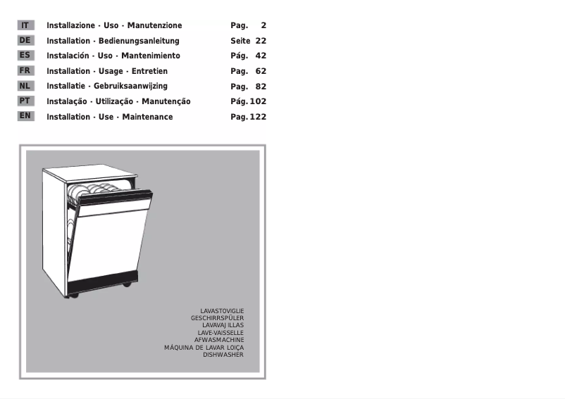 Page n°1 - Manuel utilisateur Candy CDS 450 X FIFTIES