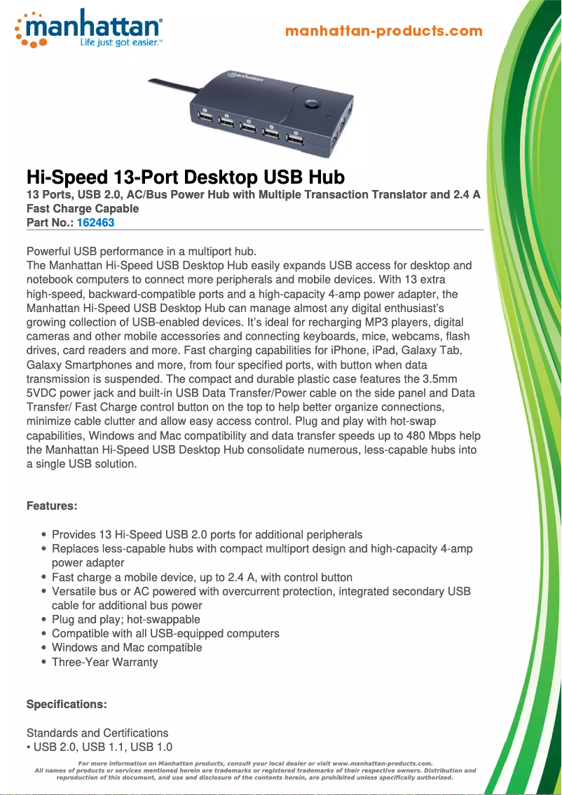 Image de la première page du manuel de l'appareil 162463