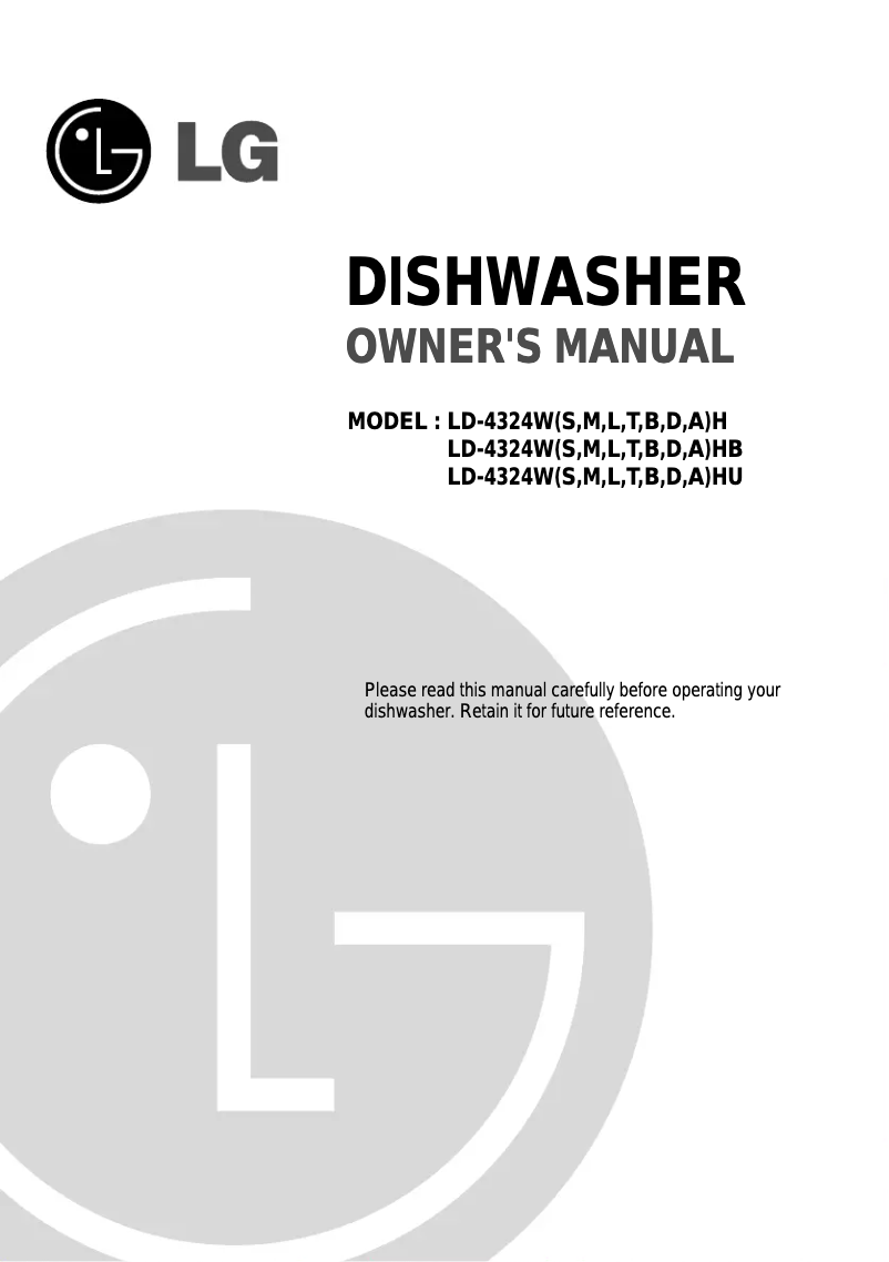 Página 1 del manual Manual de usuario LG LD-4324BH
