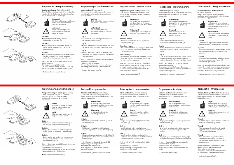 Page 1 de la notice Manuel utilisateur Marantec Digital 392