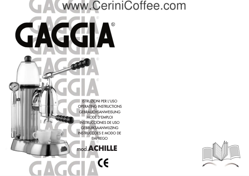 Página 1 del manual Manual de usuario Philips Saeco Achille ER 233