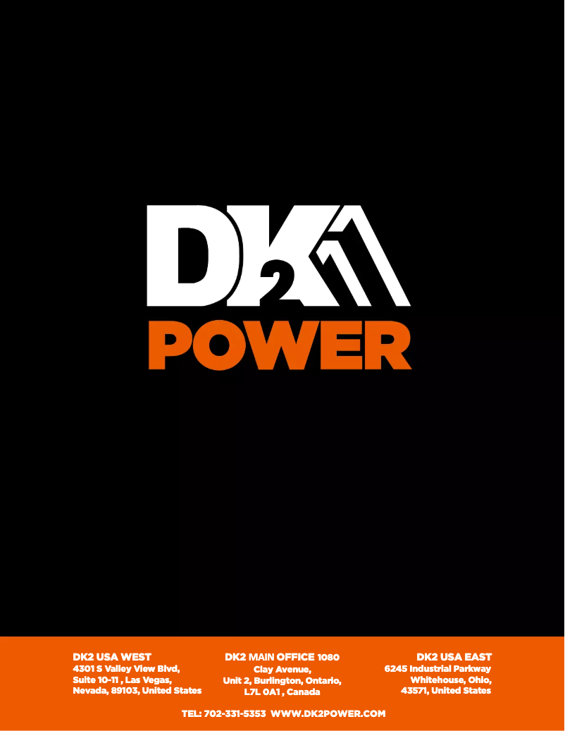 Page n°1 - Fiche technique DK2 Power OPG777