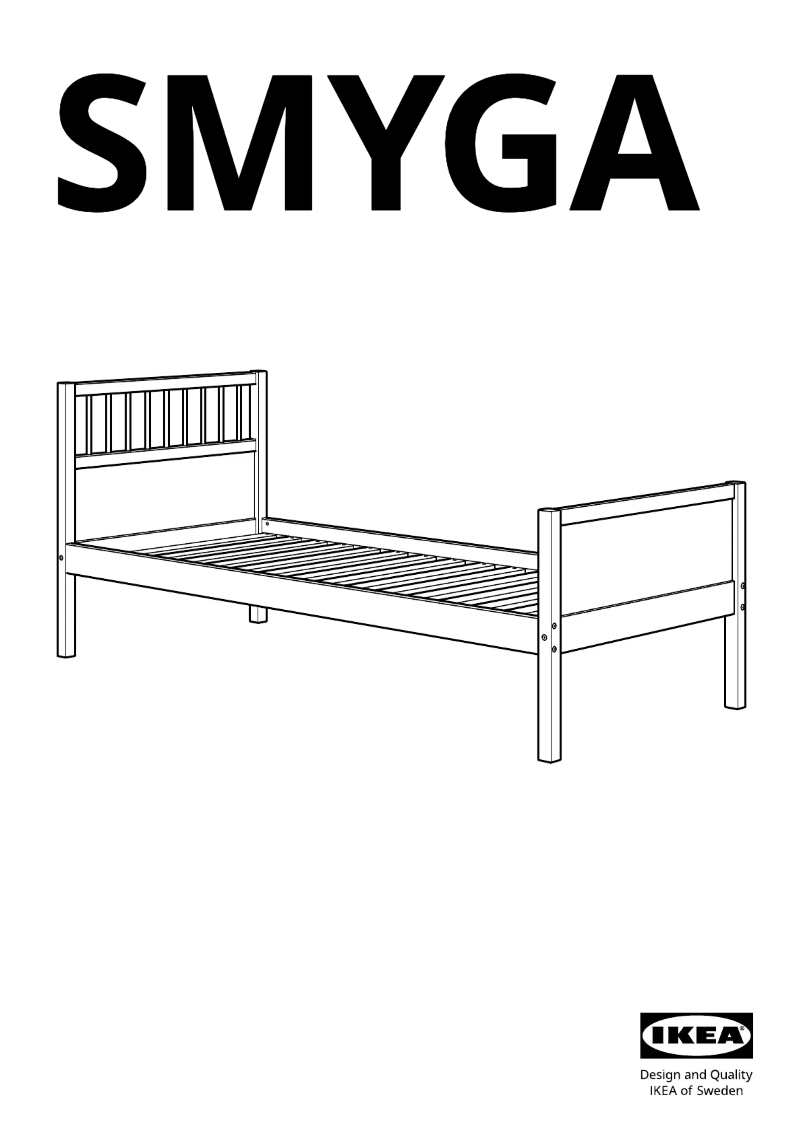 Page 1 de la notice Manuel utilisateur Ikea SMYGA 004.807.97