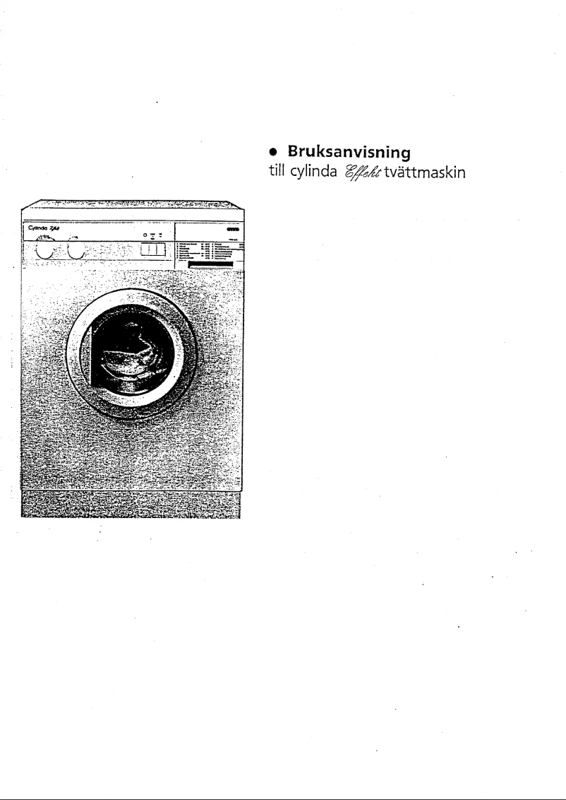 Page 1 de la notice Manuel utilisateur Cylinda Effekt