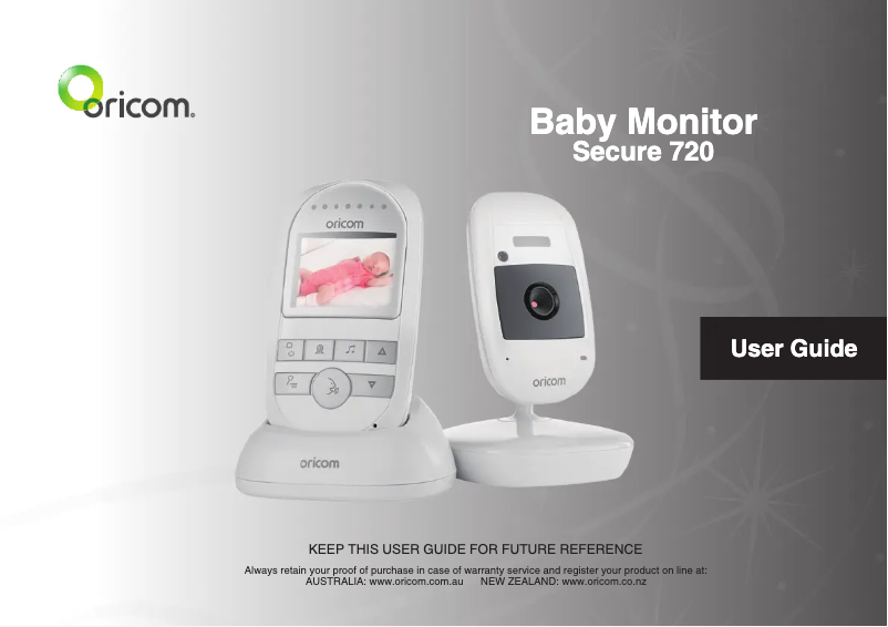 Page 1 de la notice Manuel utilisateur Oricom Secure 720