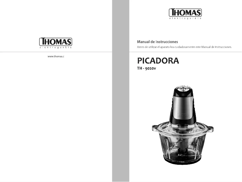 Page n°1 - Manuel utilisateur Thomas TH-9020V