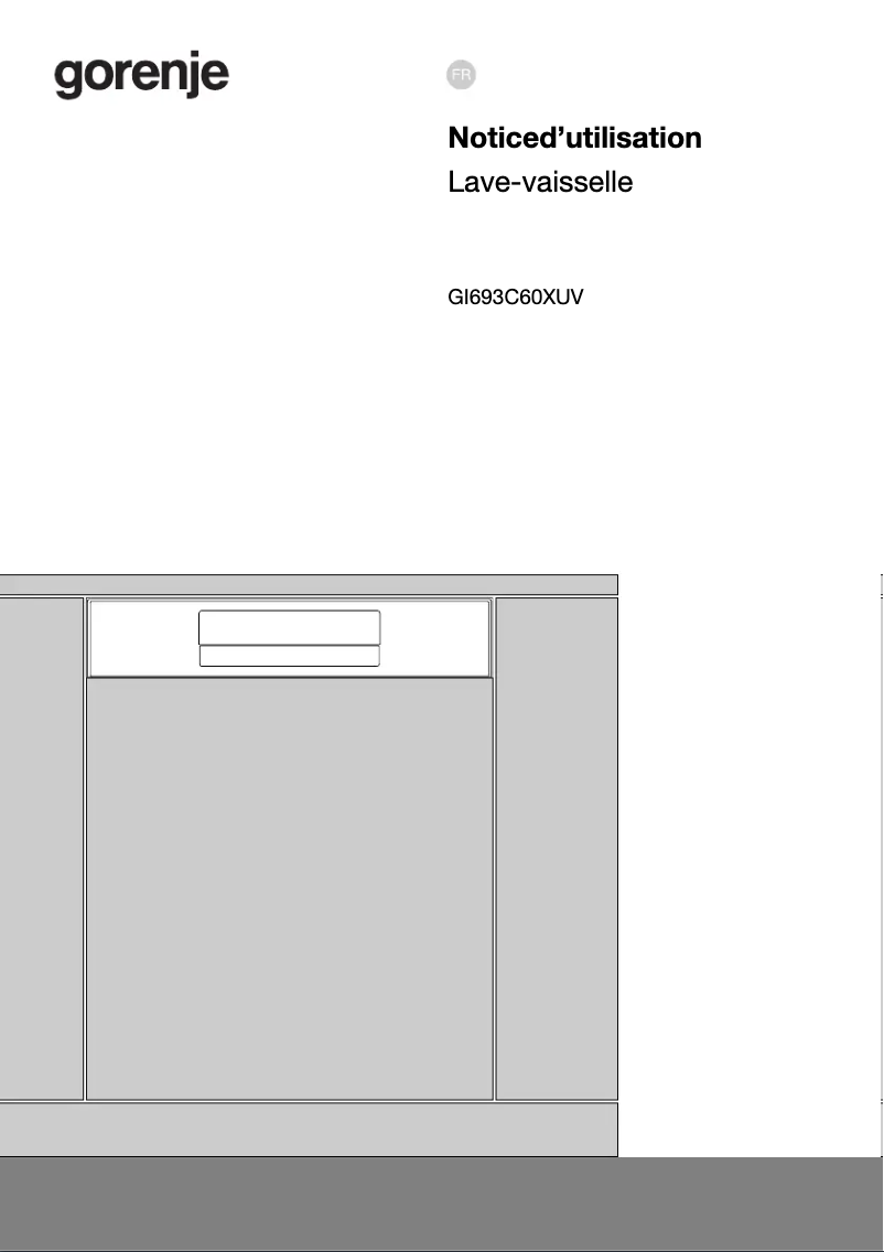 Page n°1 - Manuel utilisateur Gorenje GI693C60XUV