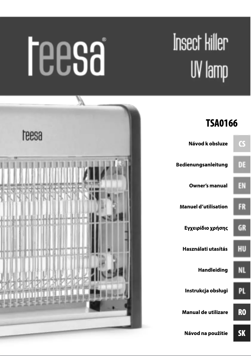 Page n°1 - Manuel utilisateur Teesa TSA0166