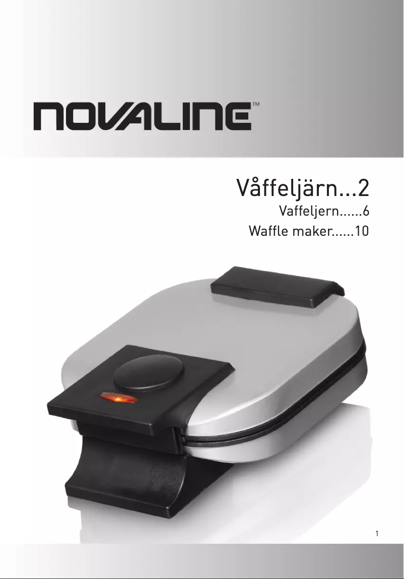 Page 1 de la notice Manuel utilisateur Novaline 800 W