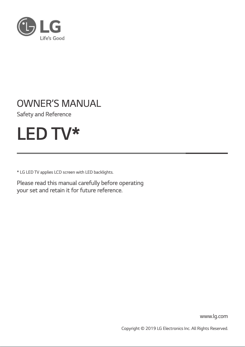 Page 1 de la notice Manuel utilisateur LG 75SM9000PCA